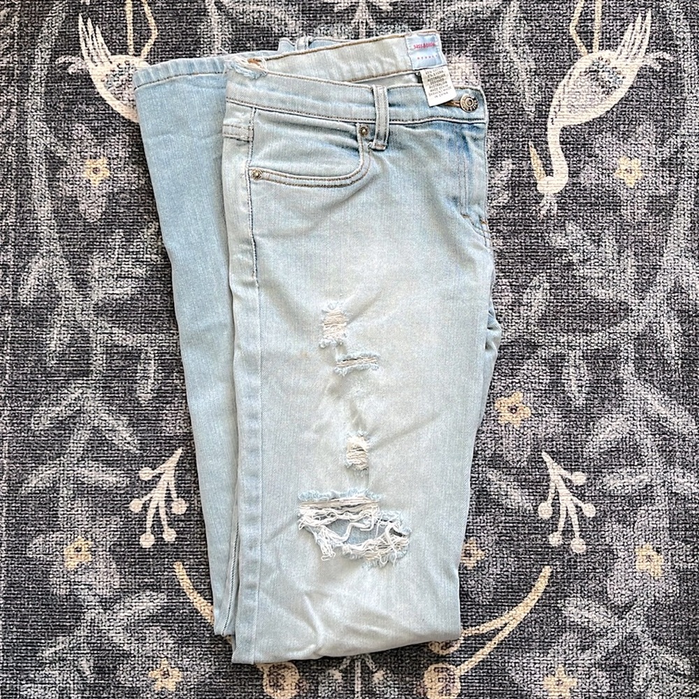 sass & bide distressed artist jeans – size 29 extra long